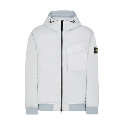Stone Island Solid Color Logo Hooded Jacket 771540723-V0061