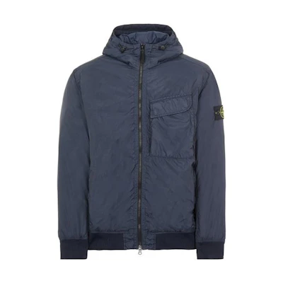 Stone Island Solid Color Logo Hooded Jacket 771540723-V0020