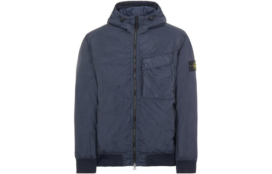 Stone Island Solid Color Logo Hooded Jacket 771540723-V0020 圖 2