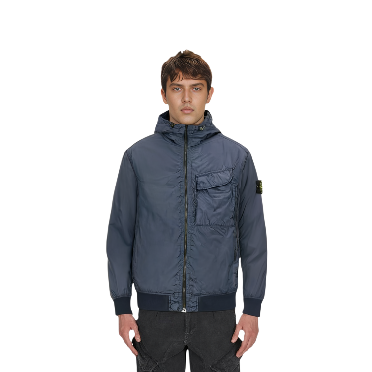 Stone Island Solid Color Logo Hooded Jacket 771540723-V0020 圖 4