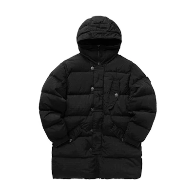 Stone Island Solid Color Logo Hoodie Down Jacket Unisex 791571432-V0029