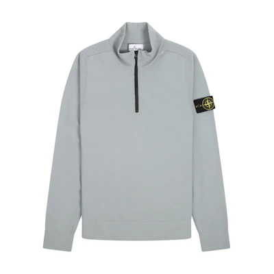 Stone Island Solid Color Logo Patch Pullover Sweatshirt Men’s Grey 8115521A1-V0066