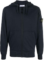 STONE ISLAND Solid Color Logo Zip-Up Hoodie Jacket Men’s Blue 741564251-V0020 STONE ISLAND Solid Color Logo Zip-Up Hoodie Jacket Men’s Blue 741564251-V0020