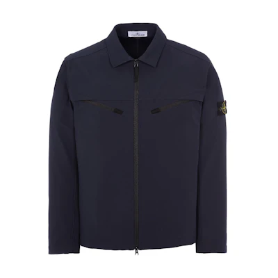 Stone Island Solid Color Long-Sleeve Jacket Men’s Black S1541027-V0029