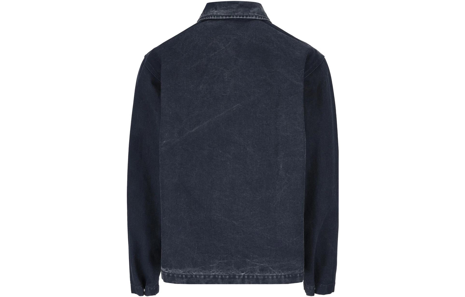 Lookbook STONE ISLAND 男士藍色長袖純色POLO衫 7915109X4-V0020