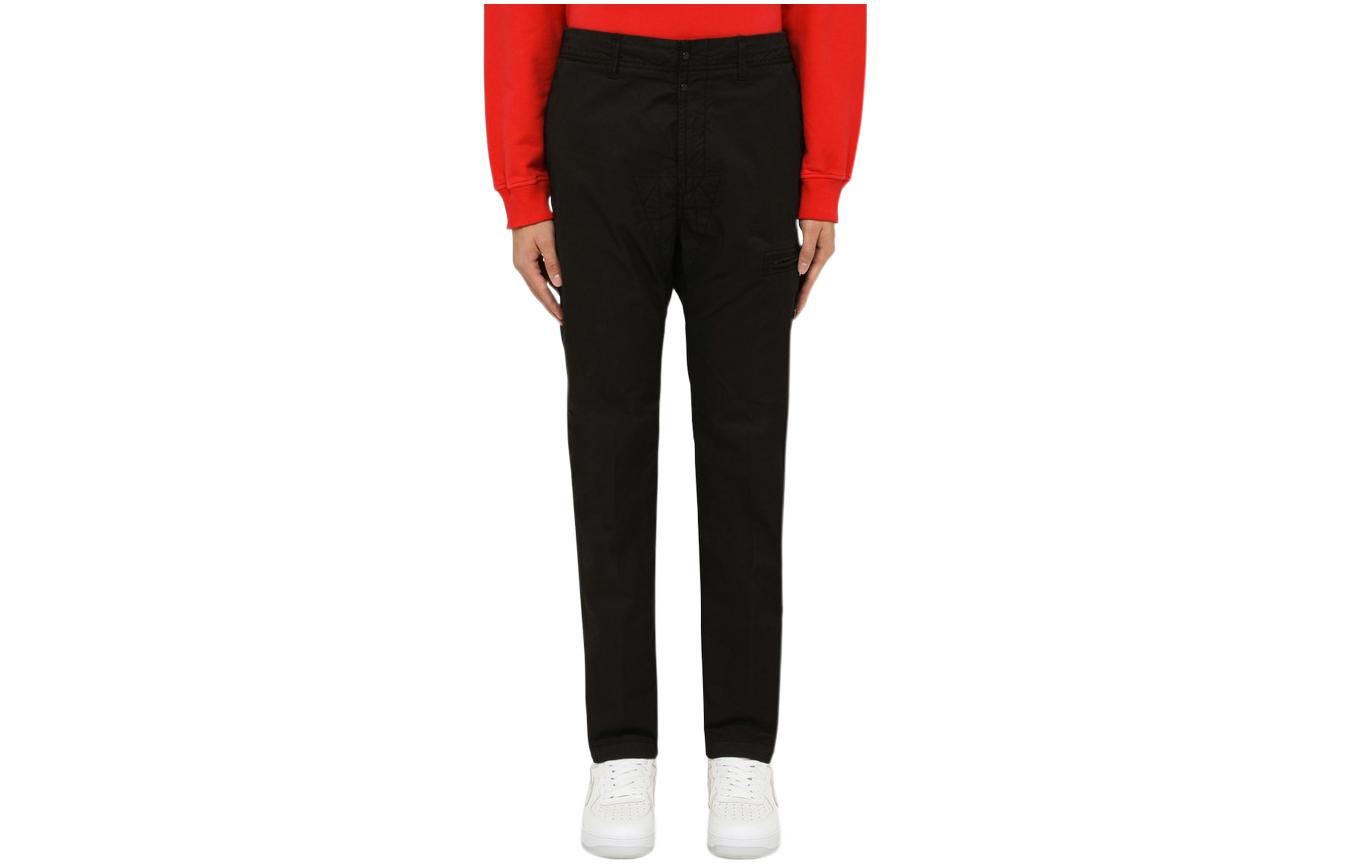 Order Stone Island 素色中腰標誌休閒長褲男款 771530110-V0029