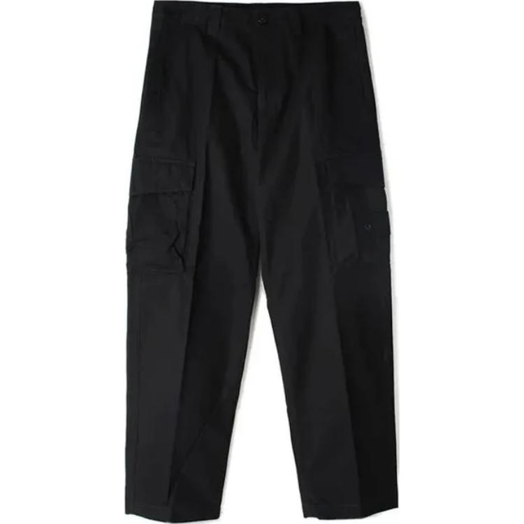 Lookbook Stone Island 純色中腰直筒休閒長褲 男款 黑色 8115311F1-V0029