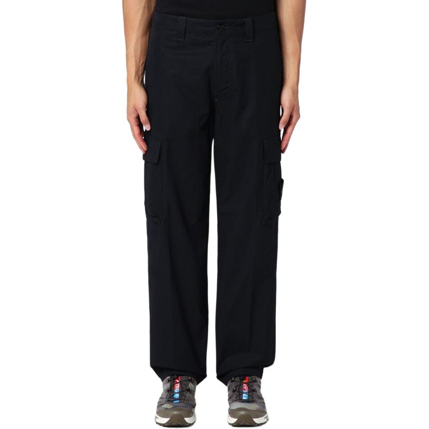 Purchase Stone Island 純色中腰直筒休閒長褲 男款 黑色 8115311F1-V0029