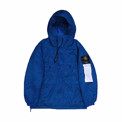 Stone Island Solid Color Pullover Hoodie Jacket Men’s Blue 791543332-V0022