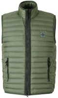 STONE ISLAND Solid Color Sleeveless Vest for Men Green. 7915G0224-V0058 STONE ISLAND Solid Color Sleeveless Vest for Men Green. 7915G0224-V0058