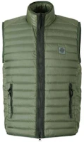 Order STONE ISLAND 男士綠色純色無袖背心 7915G0224-V0058