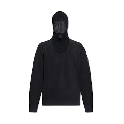 Stone Island Solid Color Slim-Fit Hoodie Long-Sleeve Pullover 791561054-V0029