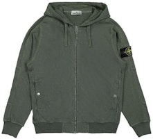 Stone Island Solid Color Slim Fit Full-Zip Hoodie Jacket for Men 801563160-V0159 Stone Island Solid Color Slim Fit Full-Zip Hoodie Jacket for Men 801563160-V0159