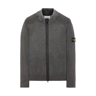 Stone Island Solid Color Stand Collar Jacket Black Long Sleeve 7915566T1-V0029