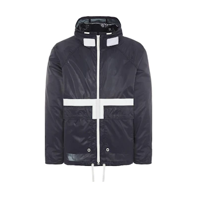 STONE ISLAND Solid Color Striped Print Jacket Unisex Style 7915436X1-V0020