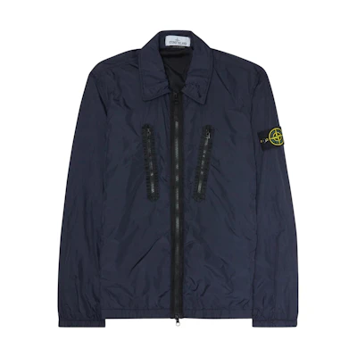 Stone Island Solid Color Zip-Up Jacket 751510523-V0020