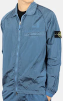 Shop Stone Island藍色秋季系列拉鍊外套 761512321-V0046