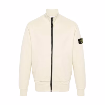 Stone Island Solid Color Zip-Up Long Sleeve Jacket 801564351-V0091