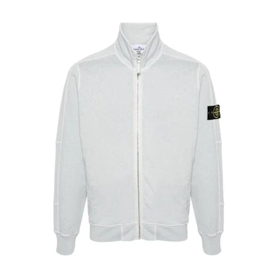 Stone Island Solid Color Zip Jacket in Blue 801565960-V0141