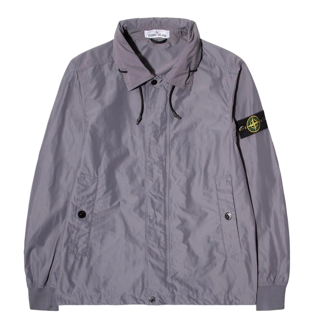 STONE ISLAND Solid Color Zip Jacket Purple Men 741541022-V0063 圖 2