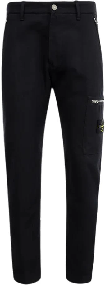 stone-island-solid-color-zip-mid-waist-straight-casual-pants-men-black-811532503-v0020