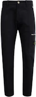 Order STONE ISLAND 素色直筒中腰拉鍊休閒長褲 男款 黑色 811532503-V0020