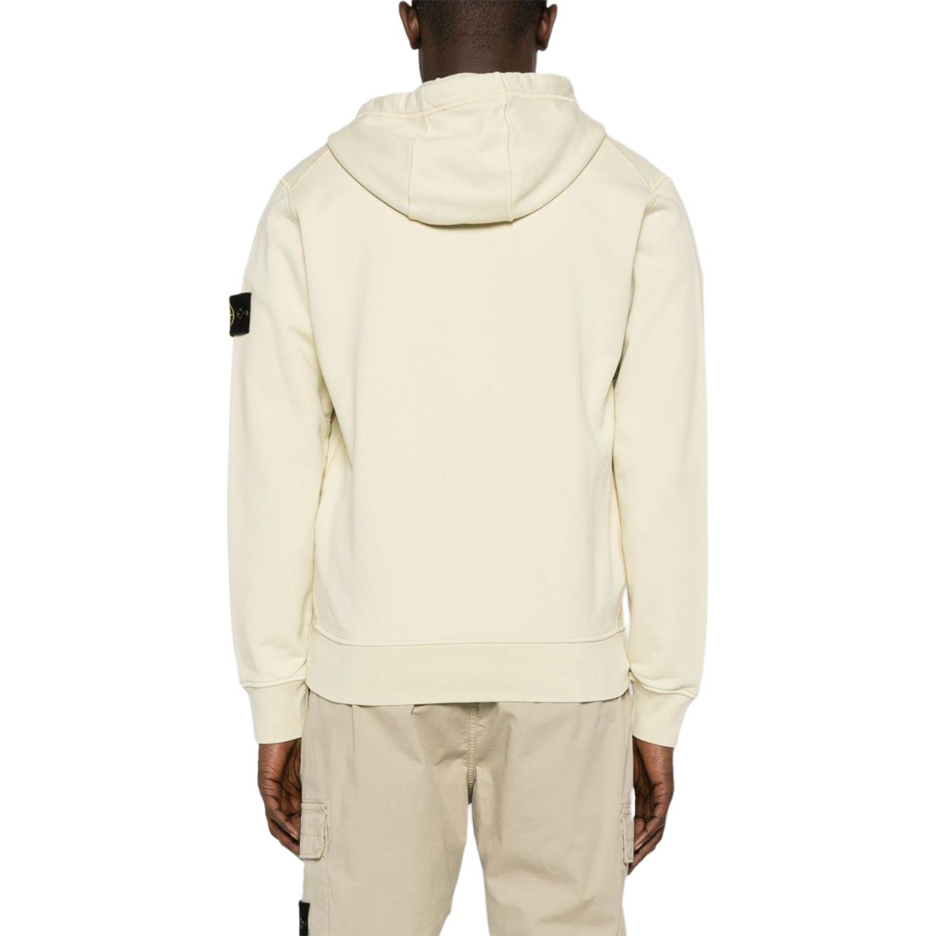Stone Island Solid Hooded Arm Badge Zip-Up Casual Sweatshirt 801564251-V0091 圖 4