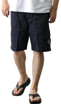 STONE ISLAND 經典海軍藍標誌休閒短褲 寬鬆版型 7815L0904-V0120 Order STONE ISLAND 經典海軍藍標誌休閒短褲 寬鬆版型 7815L0904-V0120