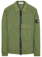 Stone Island Solid Logo Patch Zip-Up Jacket 771510303-V0058 Stone Island Solid Logo Patch Zip-Up Jacket 771510303-V0058
