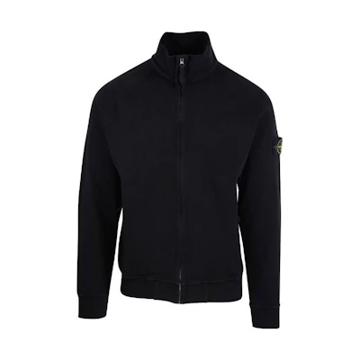 Stone Island Solid Logo Patch Zip-Up Jacket Long Sleeve 781562460-V0029
