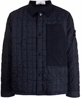 Stone Island Solid Navy Blue Button-Up Long Sleeve Jacket for Men. 801540831-V0020 Stone Island Solid Navy Blue Button-Up Long Sleeve Jacket for Men. 801540831-V0020