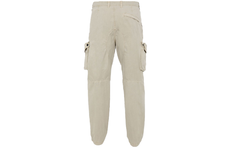 Lookbook STONE ISLAND Seluar Santai Lelaki Off-White Poket Logo Potongan Lurus 7415319WA-V0195