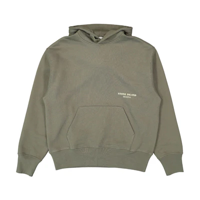 Stone Island Solid Pullover Hoodie Chestnut Brown 8115638X5-V0075