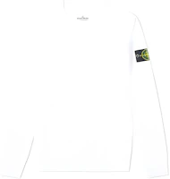 Stone Island Spring/Summer Classic Badge White Crewneck Sweatshirt Unisex. 721563051-V0001 Stone Island Spring/Summer Classic Badge White Crewneck Sweatshirt Unisex. 721563051-V0001