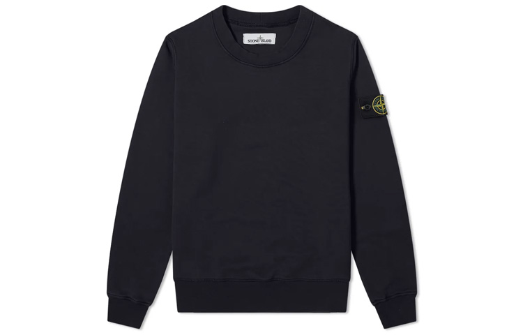 Stone Island Spring Summer Lightweight Badge Crewneck Sweatshirt Unisex 721563051-V0029