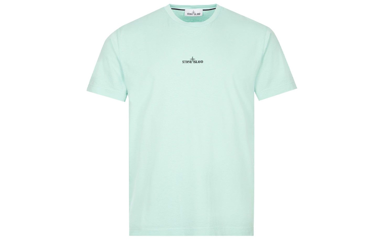Lookbook 스톤 아일랜드 SS21 백 로고 티셔츠 라이트 그린. 74152NS85-V0044