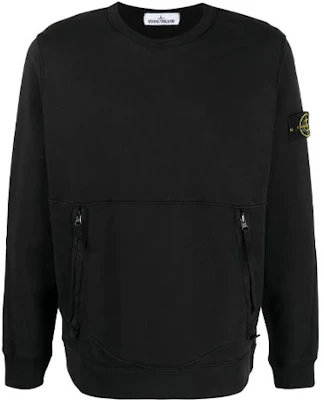 STONE ISLAND SS21 Sudadera Negra con Cierre y Bolsillo. 741563451-V0029 Buy STONE ISLAND SS21 Sudadera Negra con Cierre y Bolsillo. 741563451-V0029