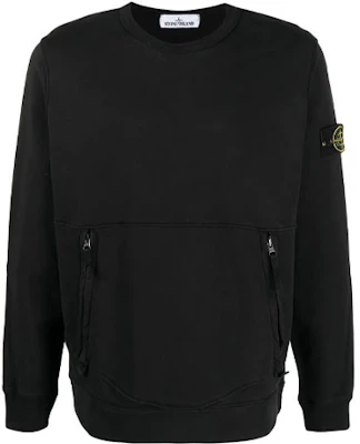 STONE ISLAND SS21 Sudadera Negra con Cierre y Bolsillo. 741563451-V0029 Order STONE ISLAND SS21 Sudadera Negra con Cierre y Bolsillo. 741563451-V0029