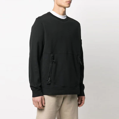 STONE ISLAND SS21 Sudadera Negra con Cierre y Bolsillo. 741563451-V0029 Purchase STONE ISLAND SS21 Sudadera Negra con Cierre y Bolsillo. 741563451-V0029