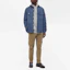 Purchase Stone Island SS21 Casual Solid Color Long Sleeve Shirt Blue 741512207-WASH