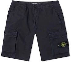 STONE ISLAND SS21 Cotton Canvas Multi-Pocket Shorts Navy Blue 7415L07WA-V0120 STONE ISLAND SS21 Cotton Canvas Multi-Pocket Shorts Navy Blue 7415L07WA-V0120