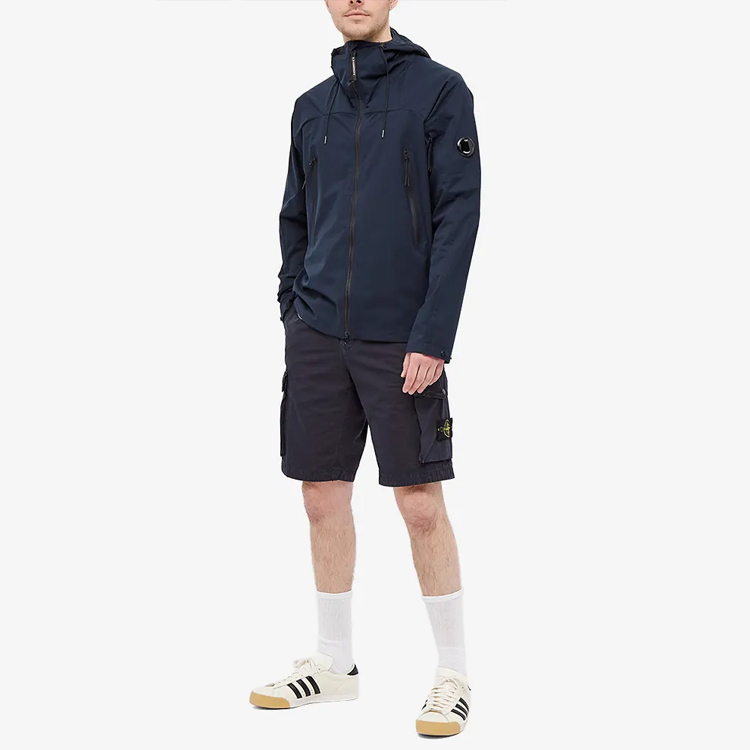 STONE ISLAND SS21  Cotton Canvas Multi-Pocket Shorts Navy Blue 7415L07WA-V0120 圖 3