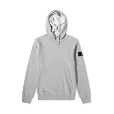 STONE ISLAND SS21 Grey Pocket Long Sleeve Hoodie 731564120-V0M64