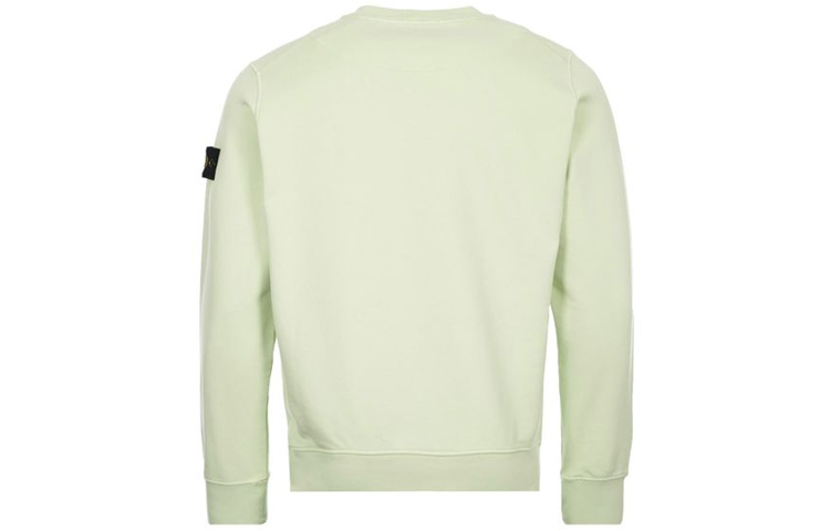 STONE ISLAND SS21  Light Green Pullover Sweatshirt with Sleeve Patch. 741563051-V0052 圖 3