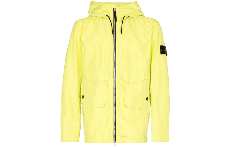 STONE ISLAND SS21  Yellow Softshell Waterproof Windproof Hooded Jacket 741541122-V0051 圖 2