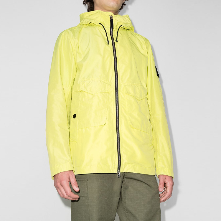 STONE ISLAND SS21  Yellow Softshell Waterproof Windproof Hooded Jacket 741541122-V0051 圖 3
