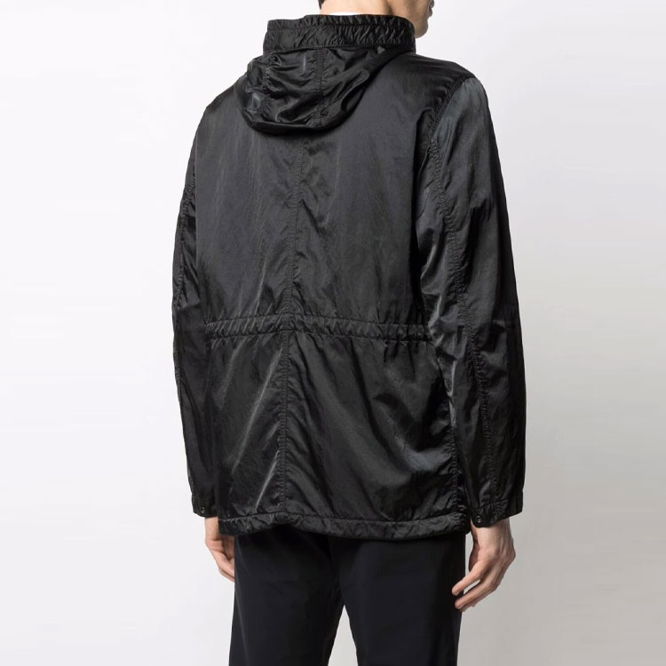 Purchase Stone Island SS21 黑色多口袋连帽夹克 741544430-V0029