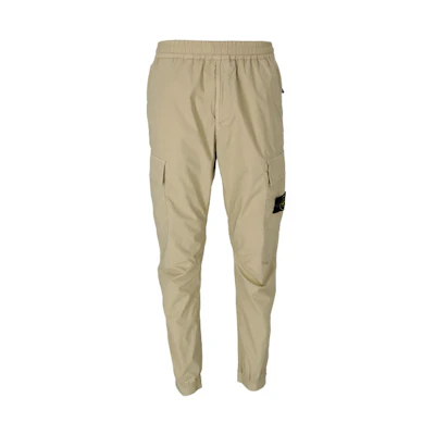 STONE ISLAND SS21 Compass Patch Cargo Pants Khaki for Men 741531303-V0095