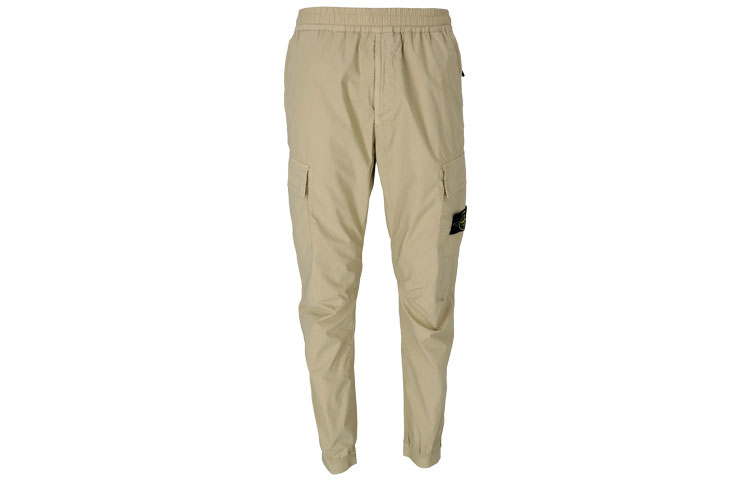 STONE ISLAND SS21 Compass Patch Cargo Pants Khaki for Men 741531303-V0095 圖 2