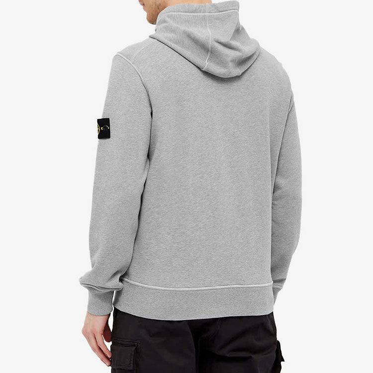 STONE ISLAND SS21 Dyed Logo Hoodie  Grey. 741564151-V0M64 圖 5